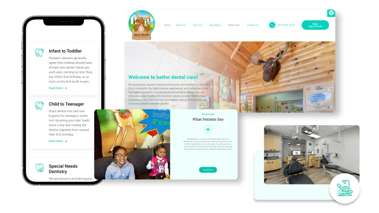 Gold River Pediatric Dentistry website